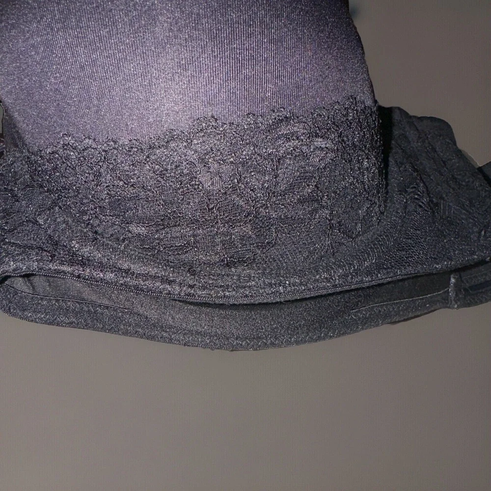 Torrid Bra 42C Black Push Up Padded Multi-Way Lace Underwire Strapless